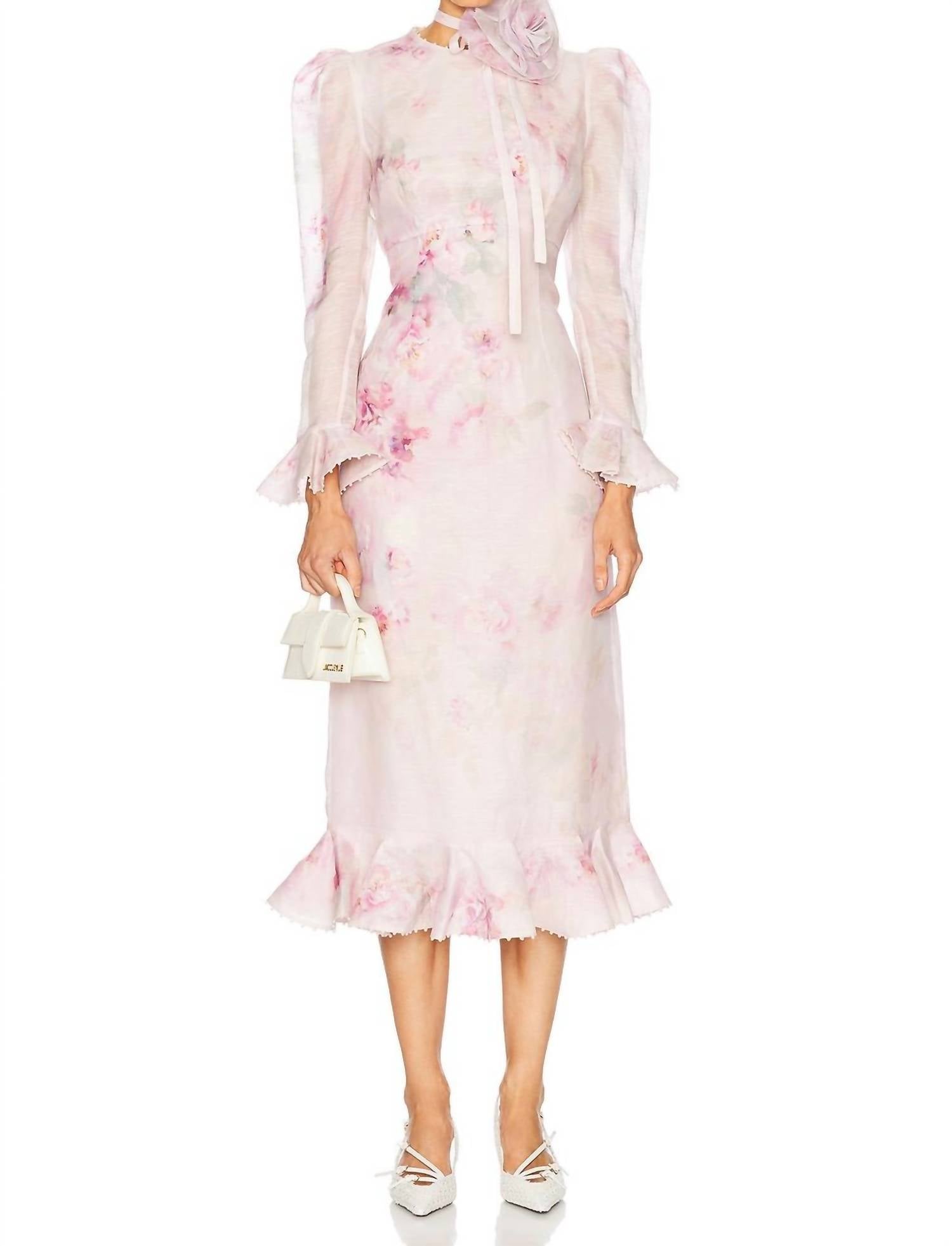 Zimmermann - Crush Flower Midi Dress