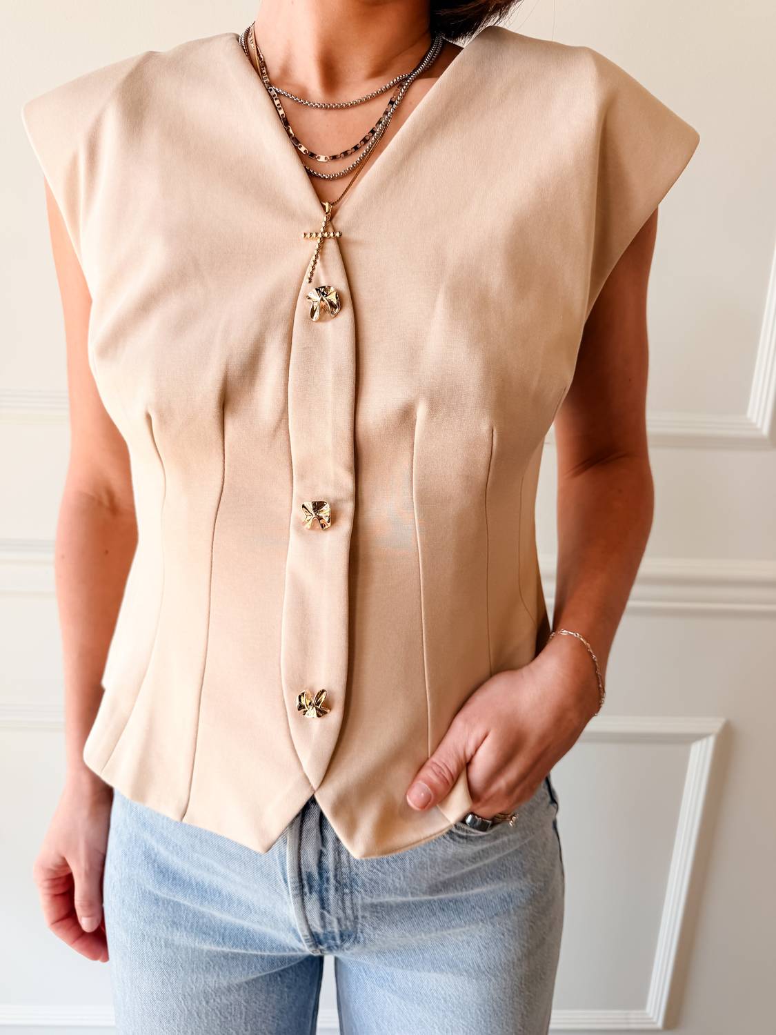 Strut & Bolt - Sloane Tailored Vest Top