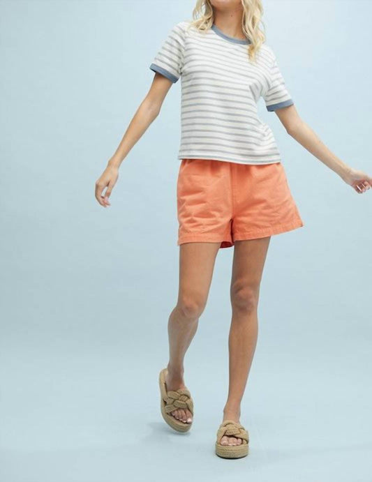 Wishlist - Contrast Striped Knit Top