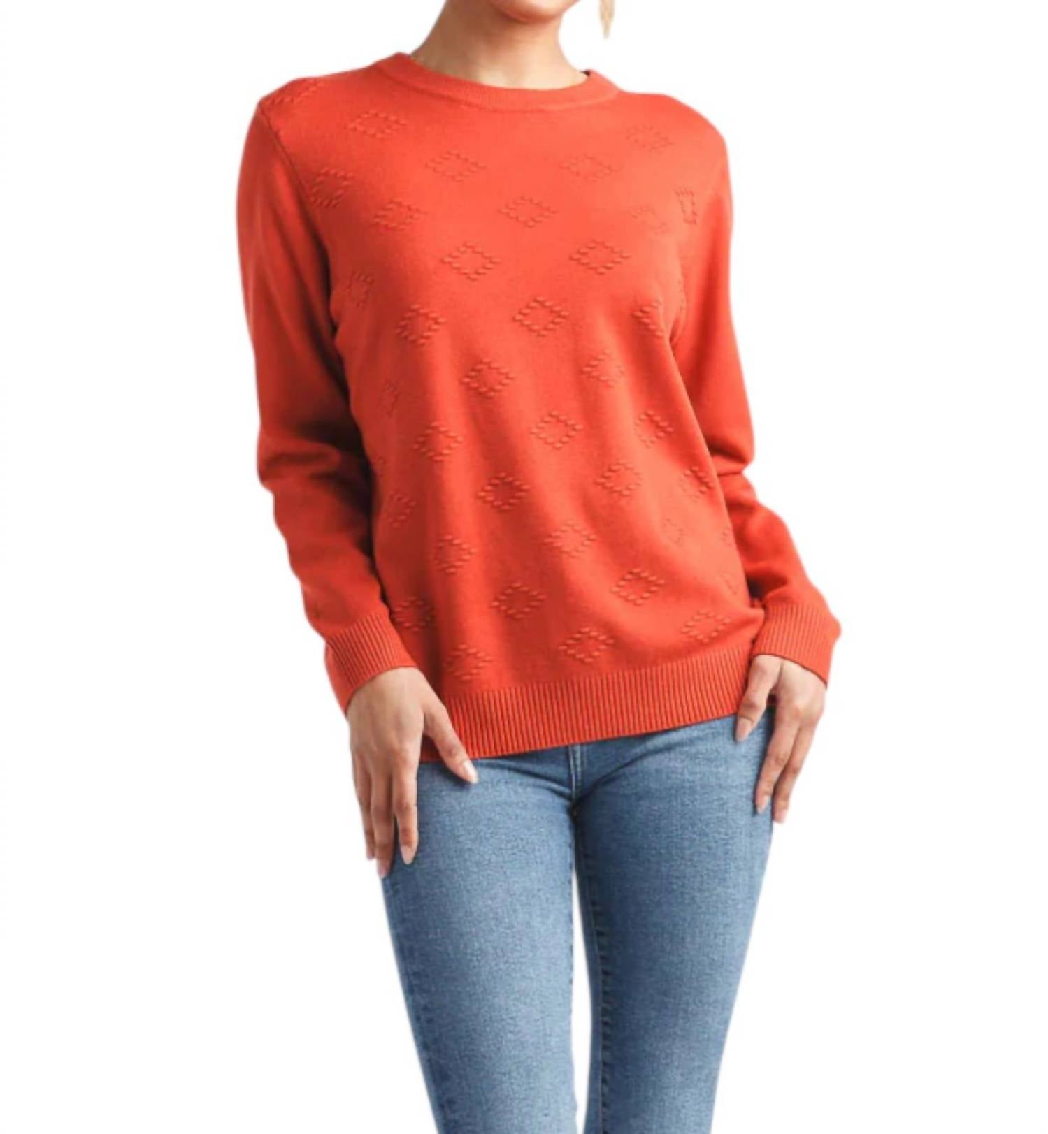 Papillon - Autumn Glow Diamond Sweater