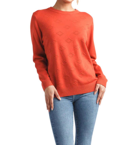 Papillon - Autumn Glow Diamond Sweater