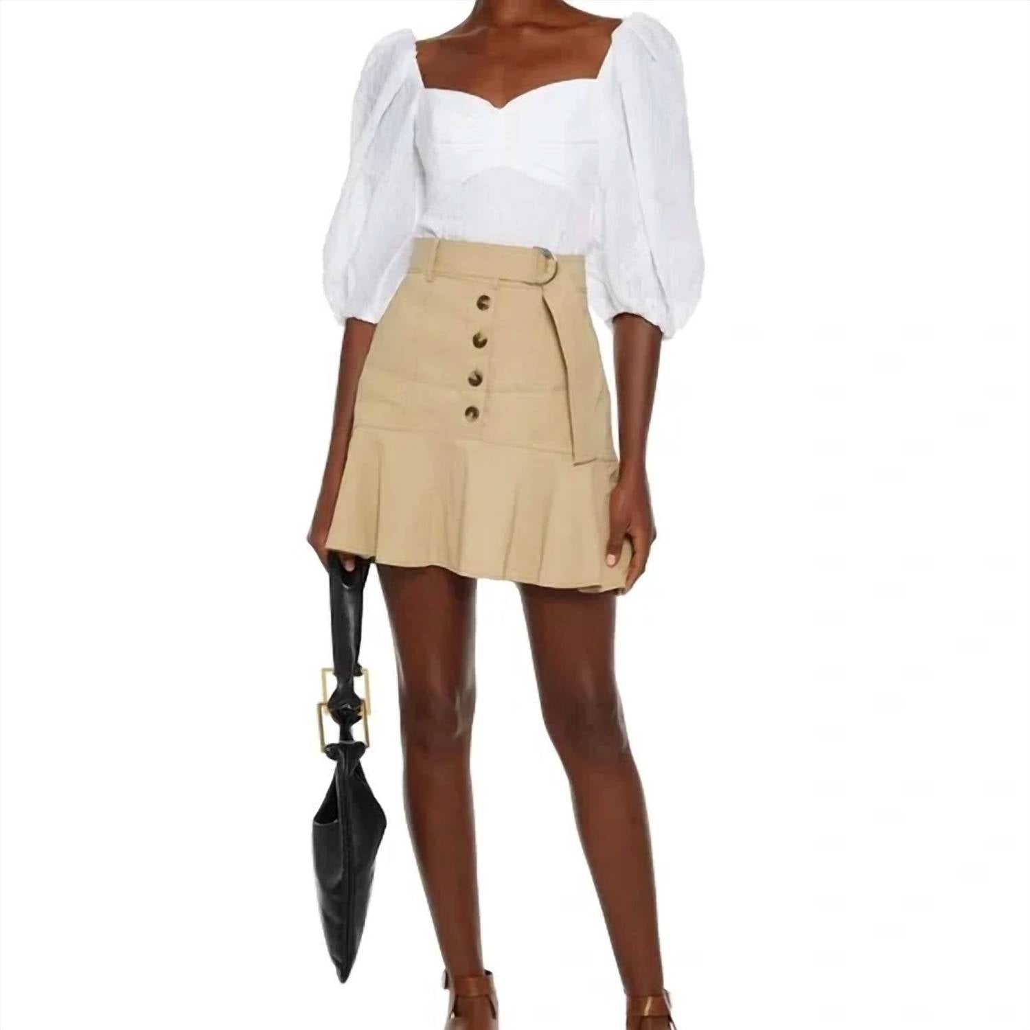 A.L.C. - Miley Fluted Mini Skirt
