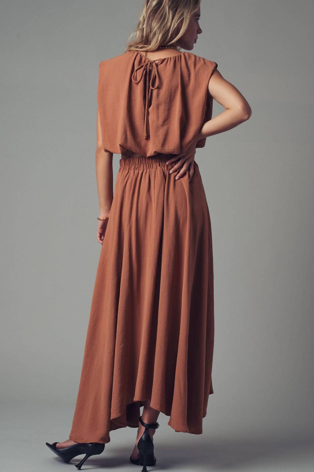 Urban Daizy - Pleated High-waist Skirt