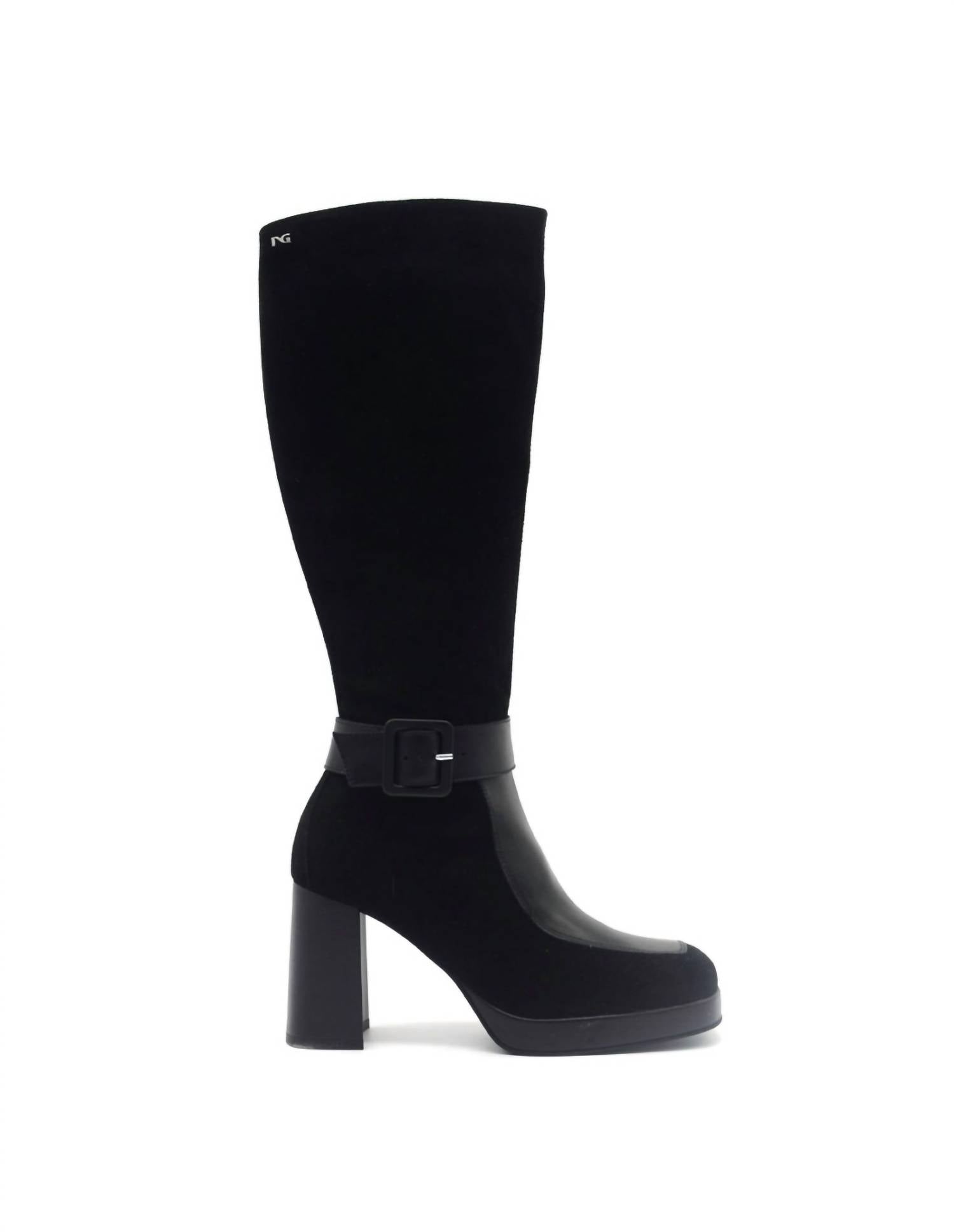 NeroGiardini Women's Arold Tall Boot in black - women's shoe
