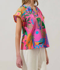 Sugarlips - Lanus City Alya Split Neck Top