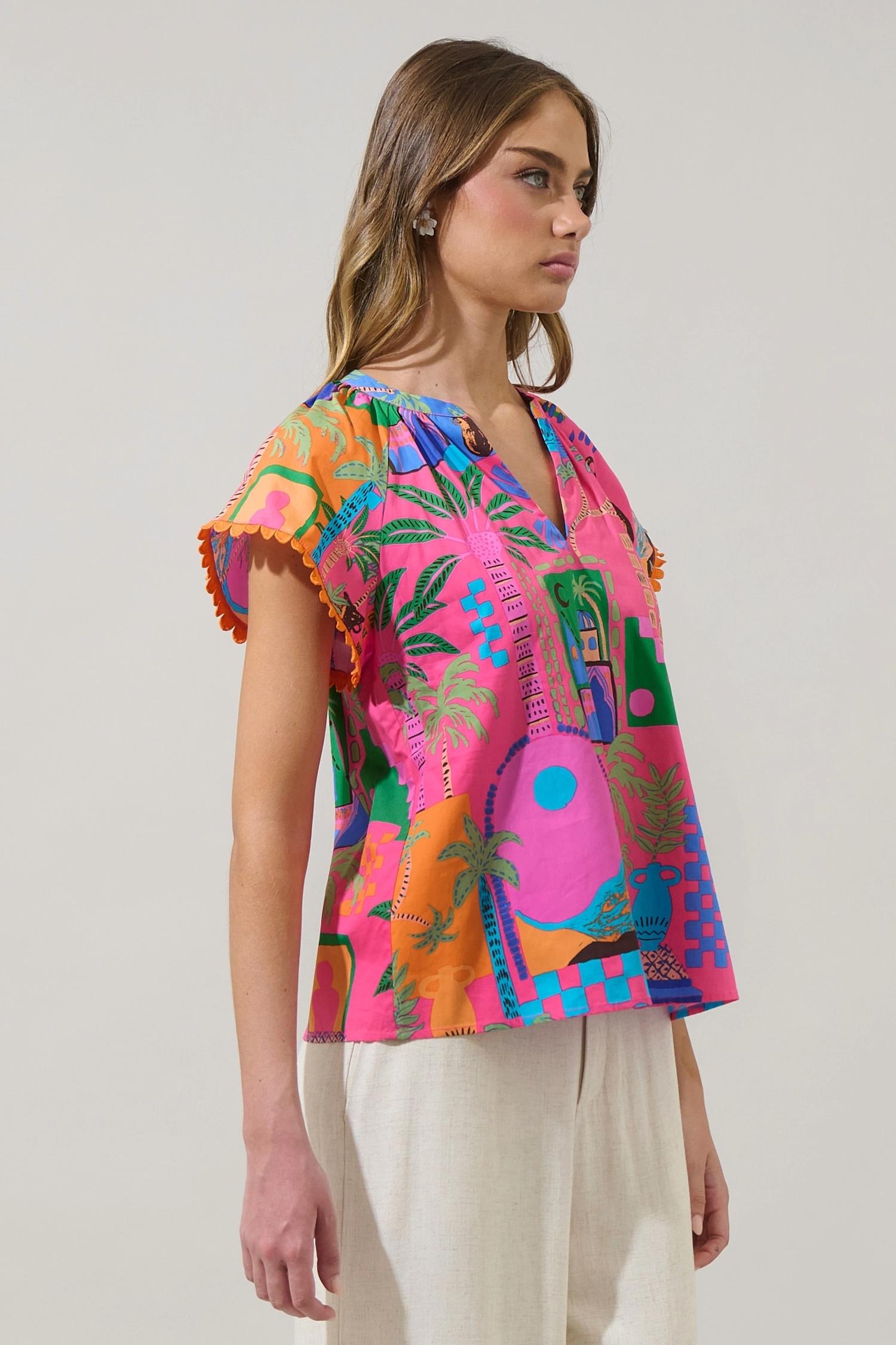 Sugarlips - Lanus City Alya Split Neck Top