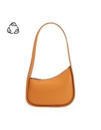 Melie Bianco Women's Willow Recycled Vegan Shoulder Bag in orange - women's bag