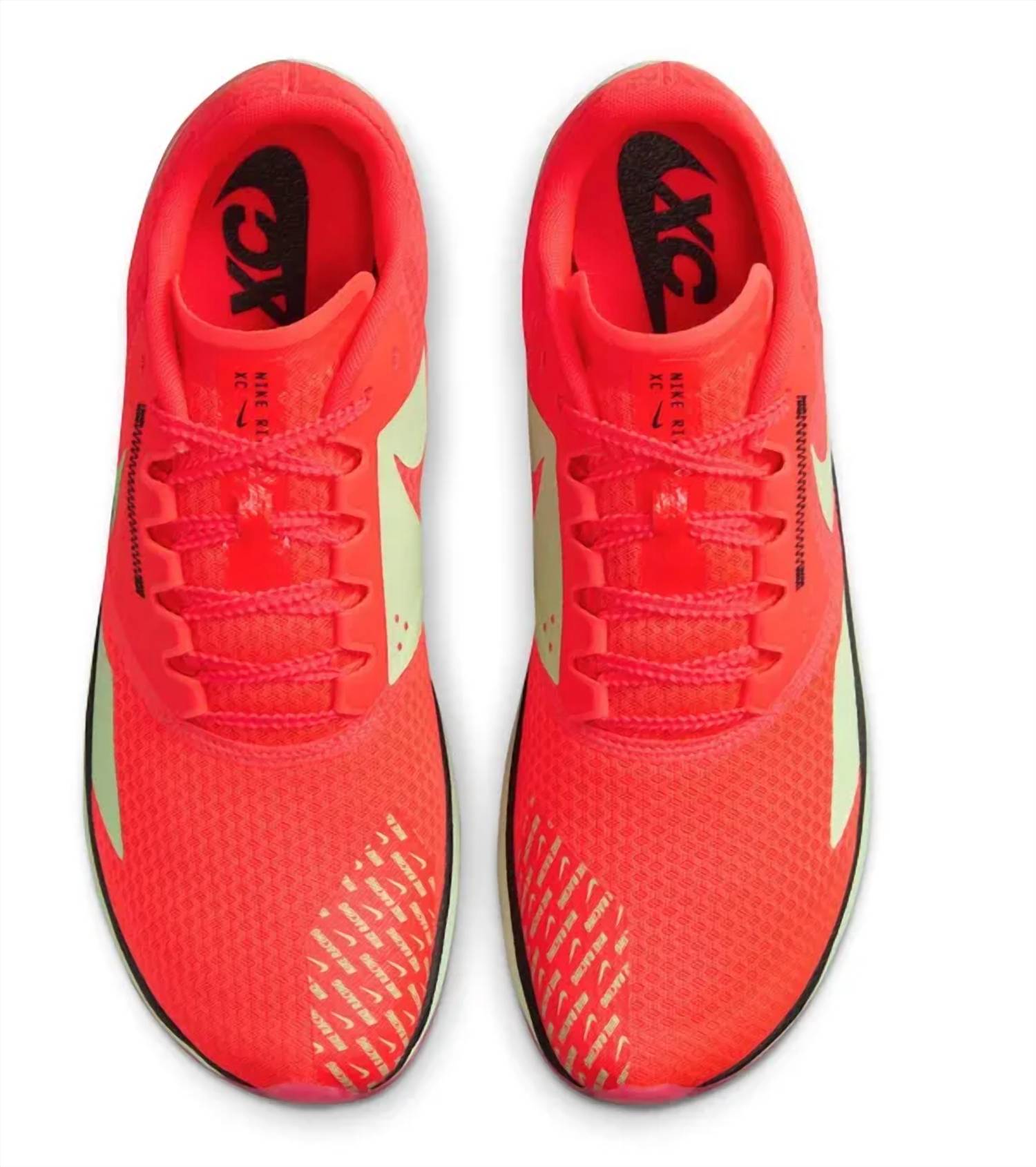 NIKE Men's Zoom Rival Xc 6 Shoe in bright crimson vapor green - men's shoe - alternate view