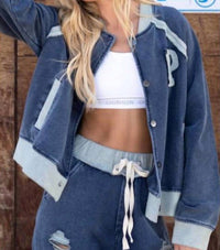 Pol - French Terry Baseball Jacket