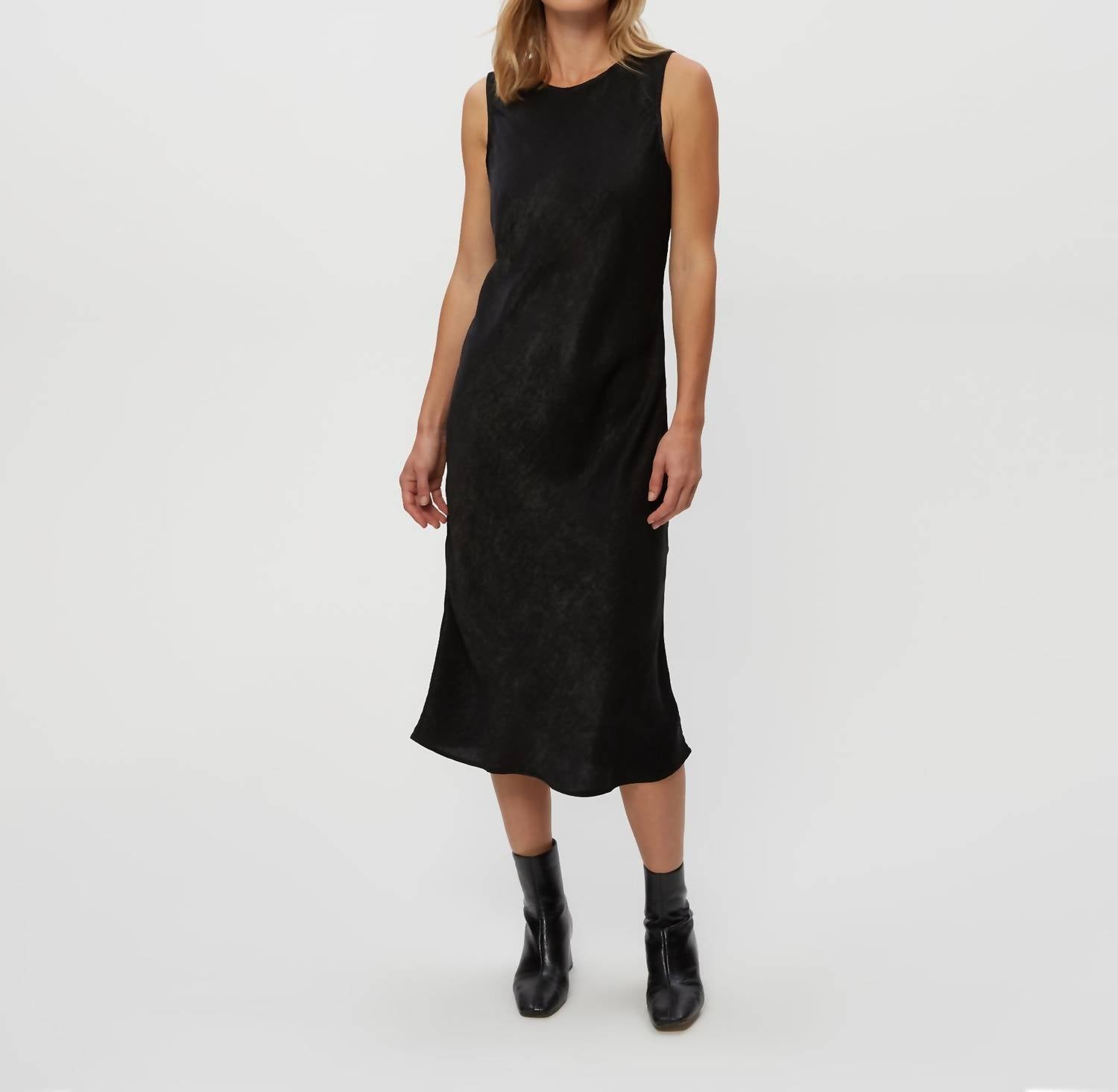 Michael Stars - Seema Hammered Satin Midi Dress