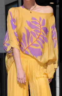 Gigi Moda - Seta Foglia Kaftan