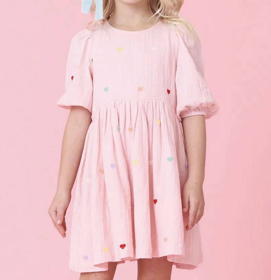 Pink Chicken - Hearts Mini Dress