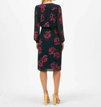 Brooks Brothers - Rose Wrap Chiffon Dress