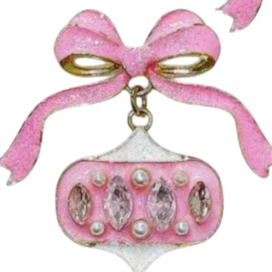 Posh - Women's Ornament Ribbon Earrings