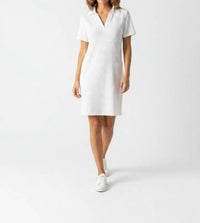 Simply Southern Terry Dress in ivory - women's dress