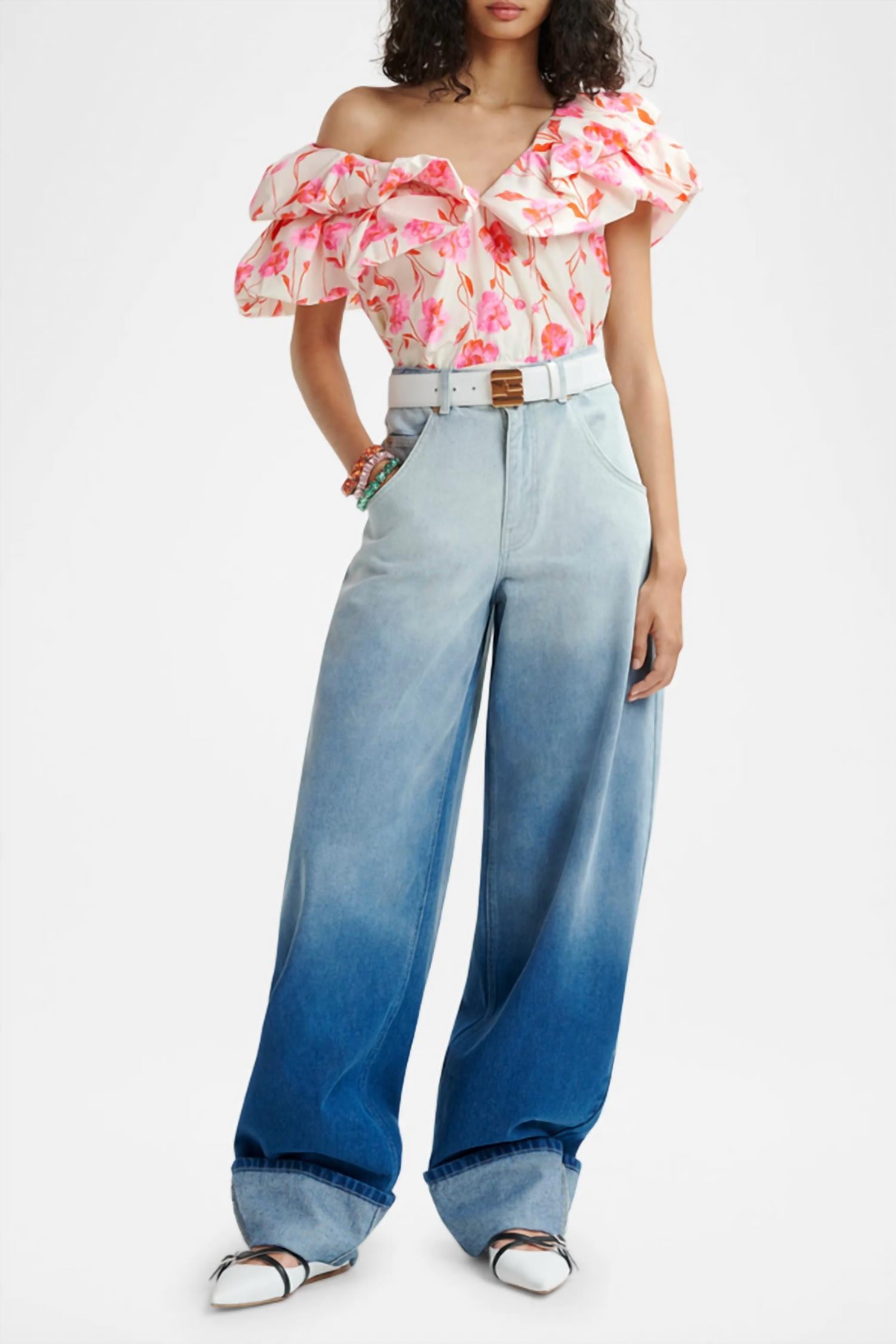 Essentiel Antwerp - Hillary Voluminous Ruffle Bodysuit