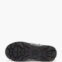 MUCK Men's Apex Mid Zip Boot in black gray - men's boots - detail view