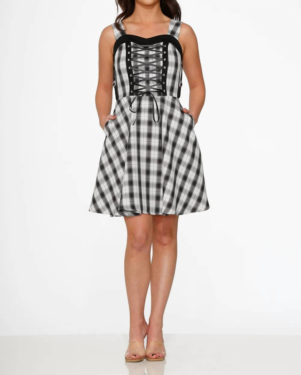 Orchid Bloom - Mini Cotton Swing Dress