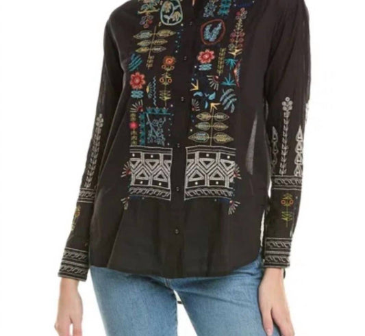 Johnny Was - Scara Oversized Yoke Shirt