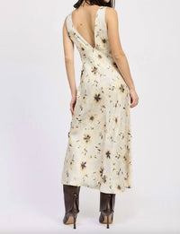 Emory Park - Floral V Neck Midi Dress