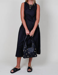 En Saison - Poplin Drop Waist Midi Dress