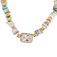 Treasure Jewels - Women's Dream Pop Gemstone Necklace
