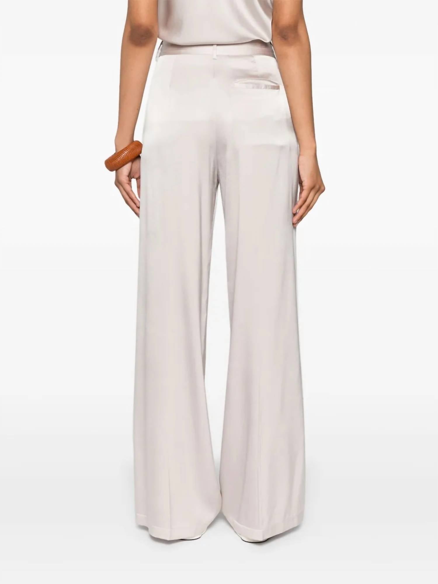 Forte Forte - Stretch Heavy Satin Silk Sartorial Pants