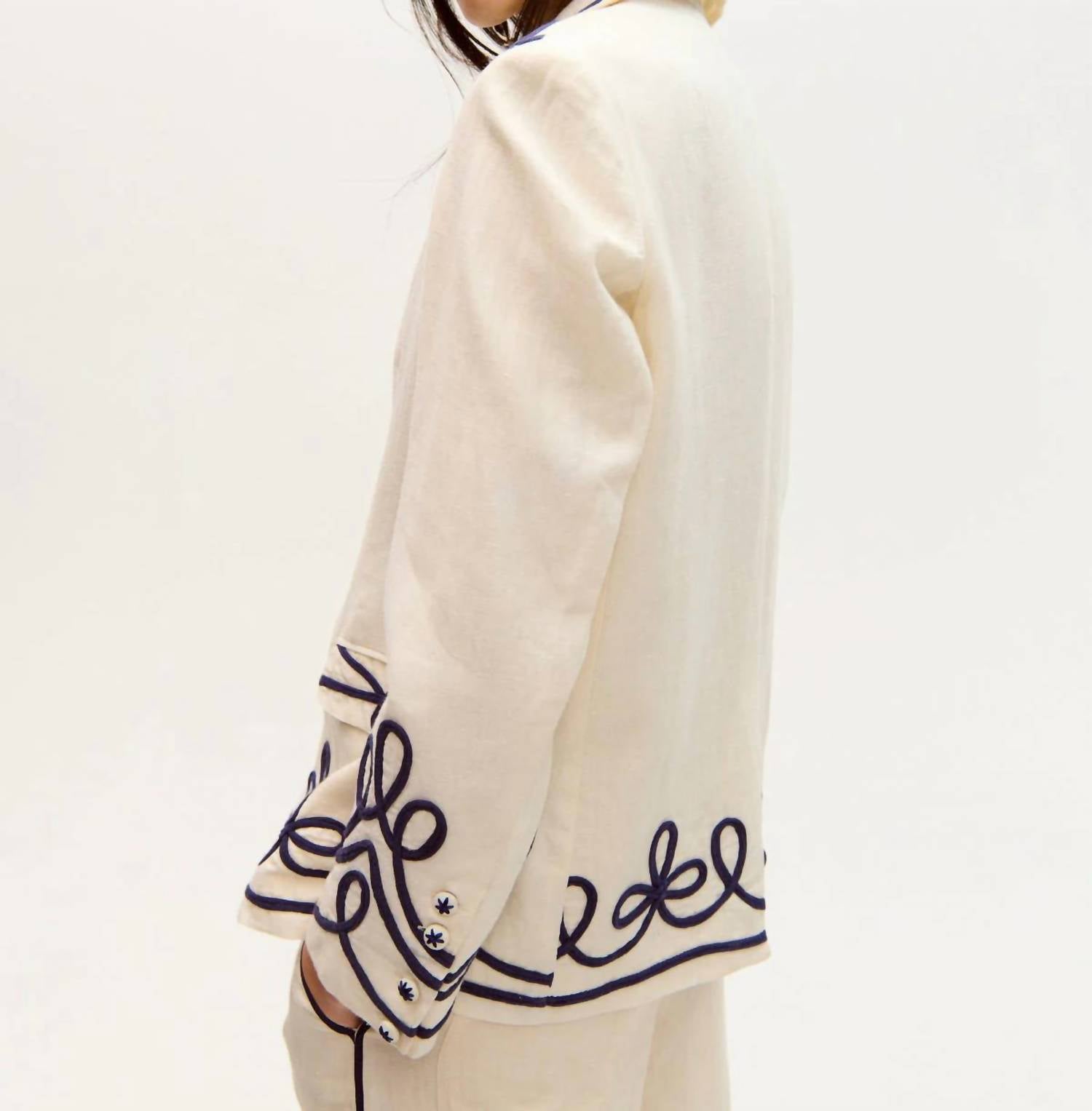 Carolina K - Vera Embroidered Blazer