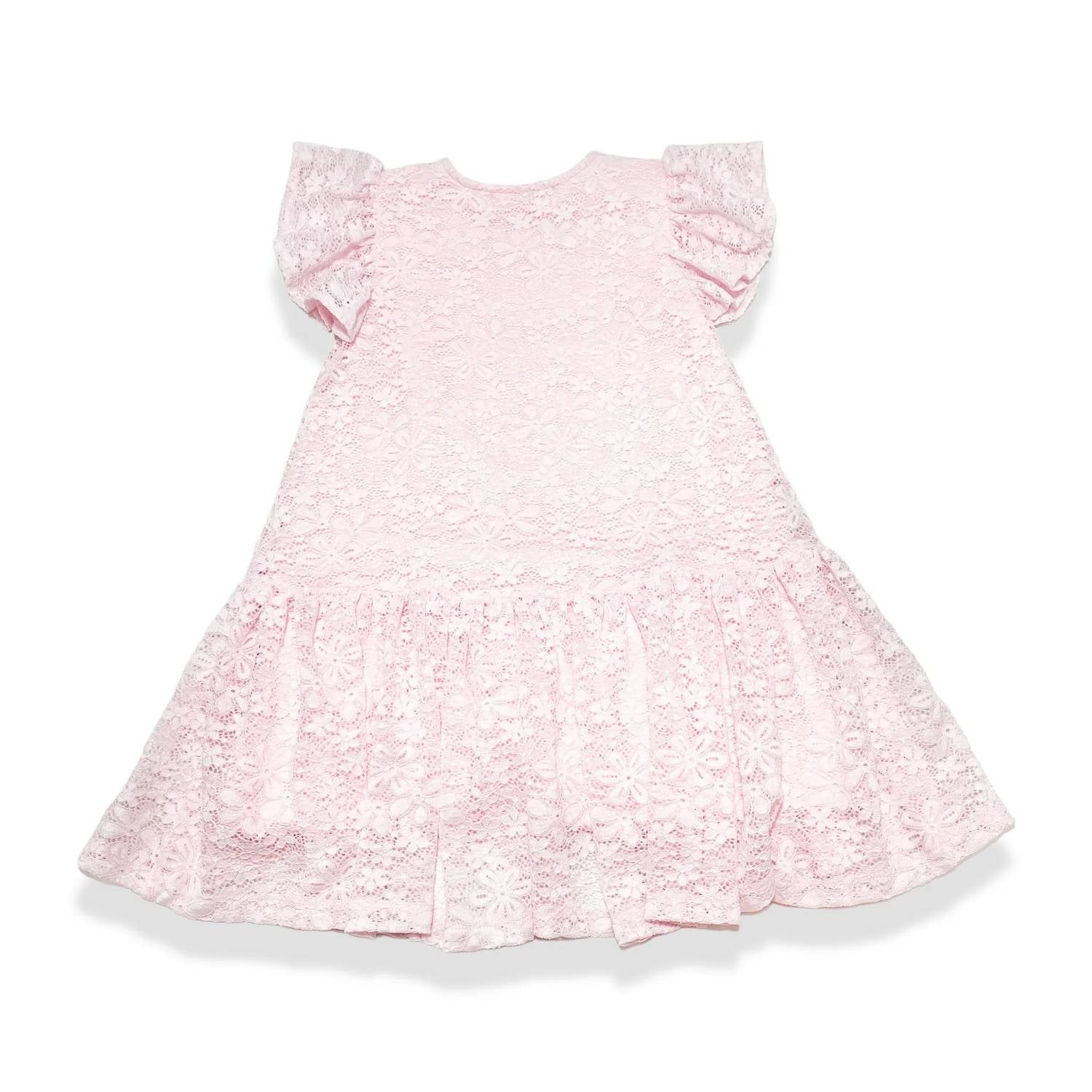 Doe A Dear - Kid's Dropwaist Lace Dress