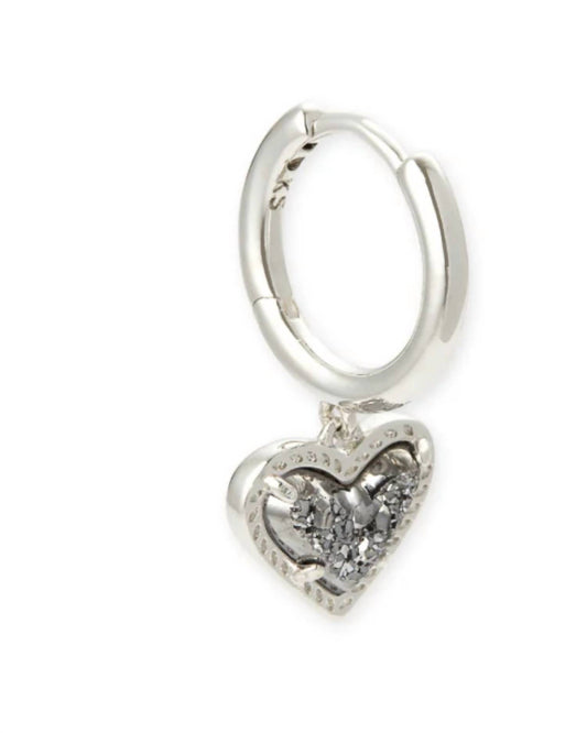 Kendra Scott - Women's Ari Heart Huggie Earrings