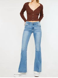 Kancan - Samuel Mid Rise Flare Jean