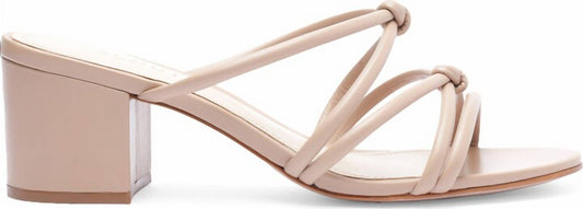 Schutz - Women's Princey Leather Knotted Block Heel