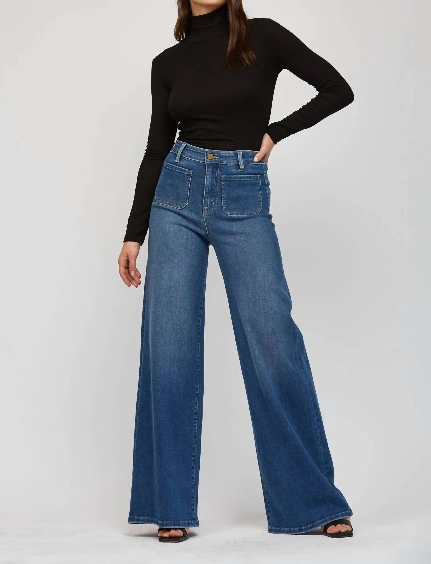Mica Denim - The Stretchy Wide Leg Jeans