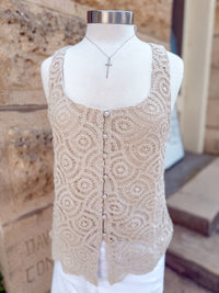 Staccato - Women's Clarissa Crochet Lace Tank Top
