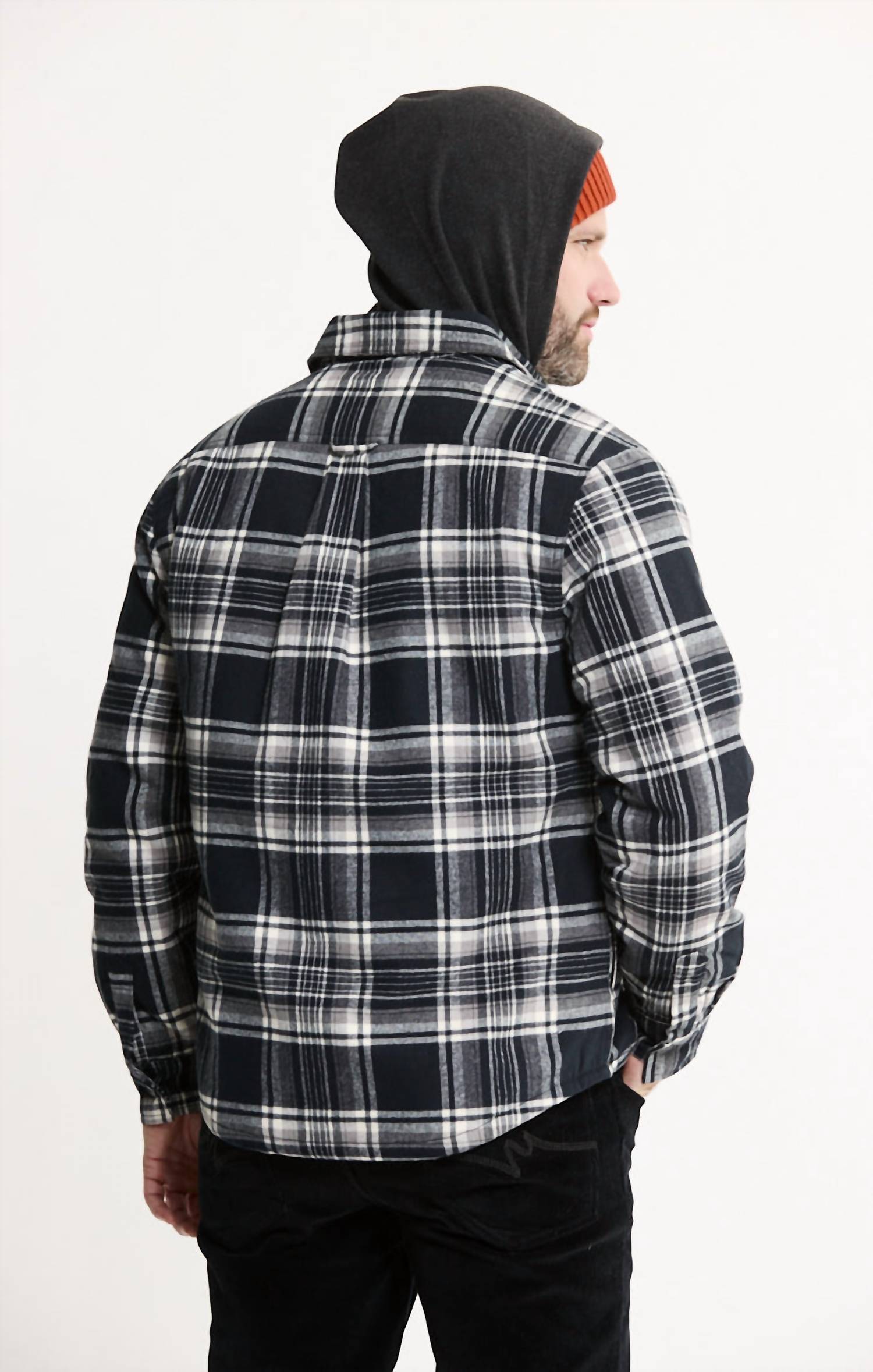 Jachs New York - Sherpa Lined Flannel Shirt Jacket