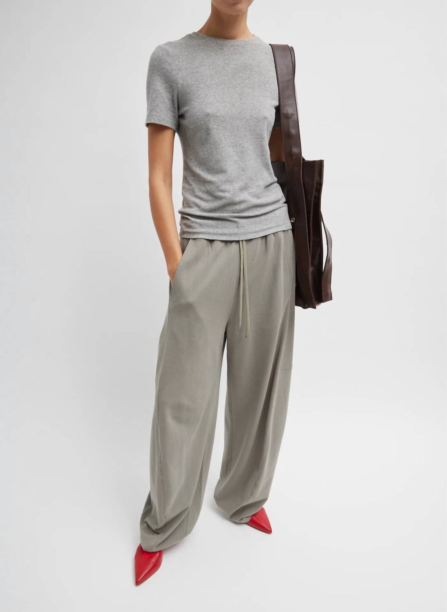 Tibi - Winslow Lightweight Sweatshirting Pants