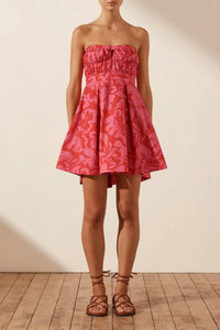 Shona Joy - Antonia Strapless Bustier Mini Dress