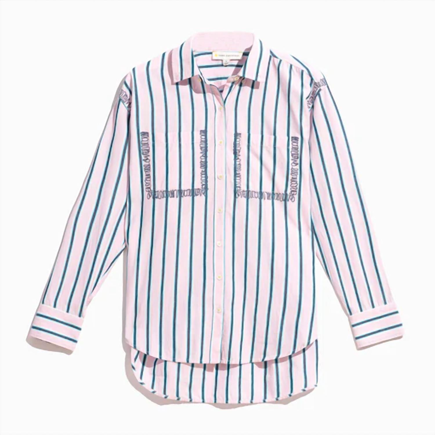 Kerri Rosenthal - Marti Striped Actually Shirt