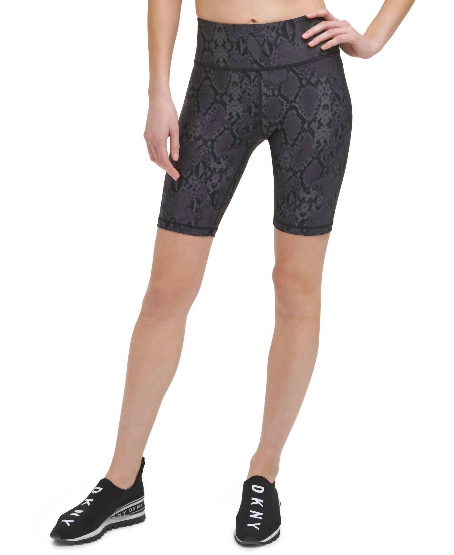 Dkny - Women's Snake-embossed Bike Shorts