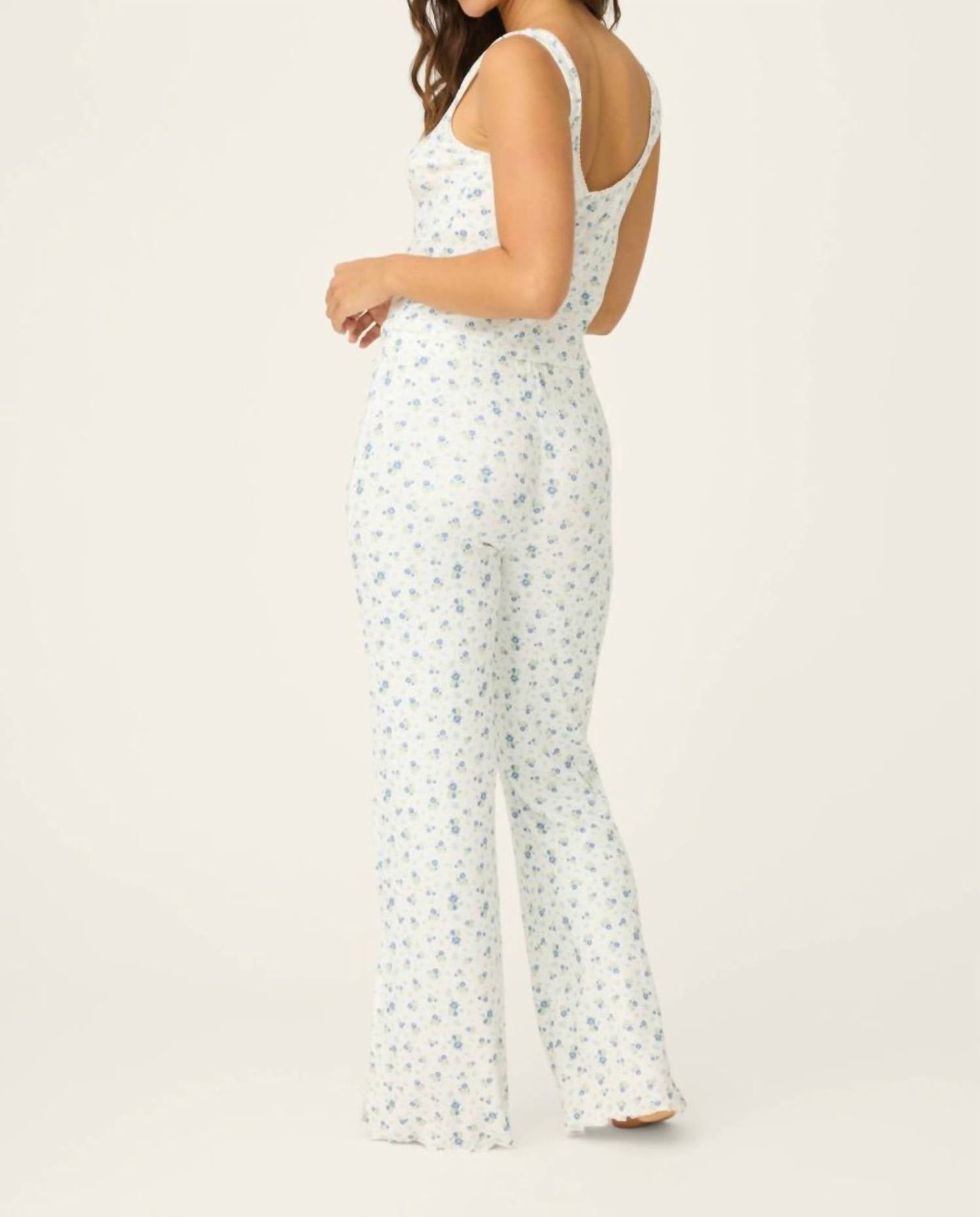 Pj Salvage - More Amour Ditsy Floral Pointelle Tank