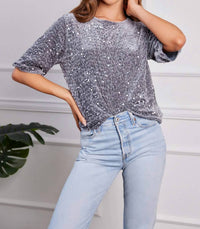 Bishop + Young - Miley Sequin Boyfriend Tee