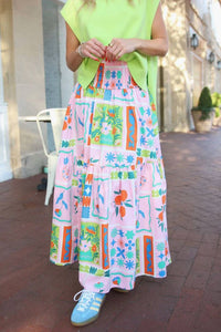 Karlie - Artist Floral Maxi Skirt