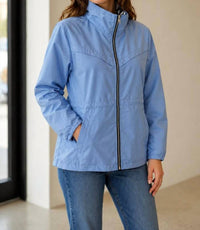 Nikki Jones - Reversible Hooded Rain Jacket