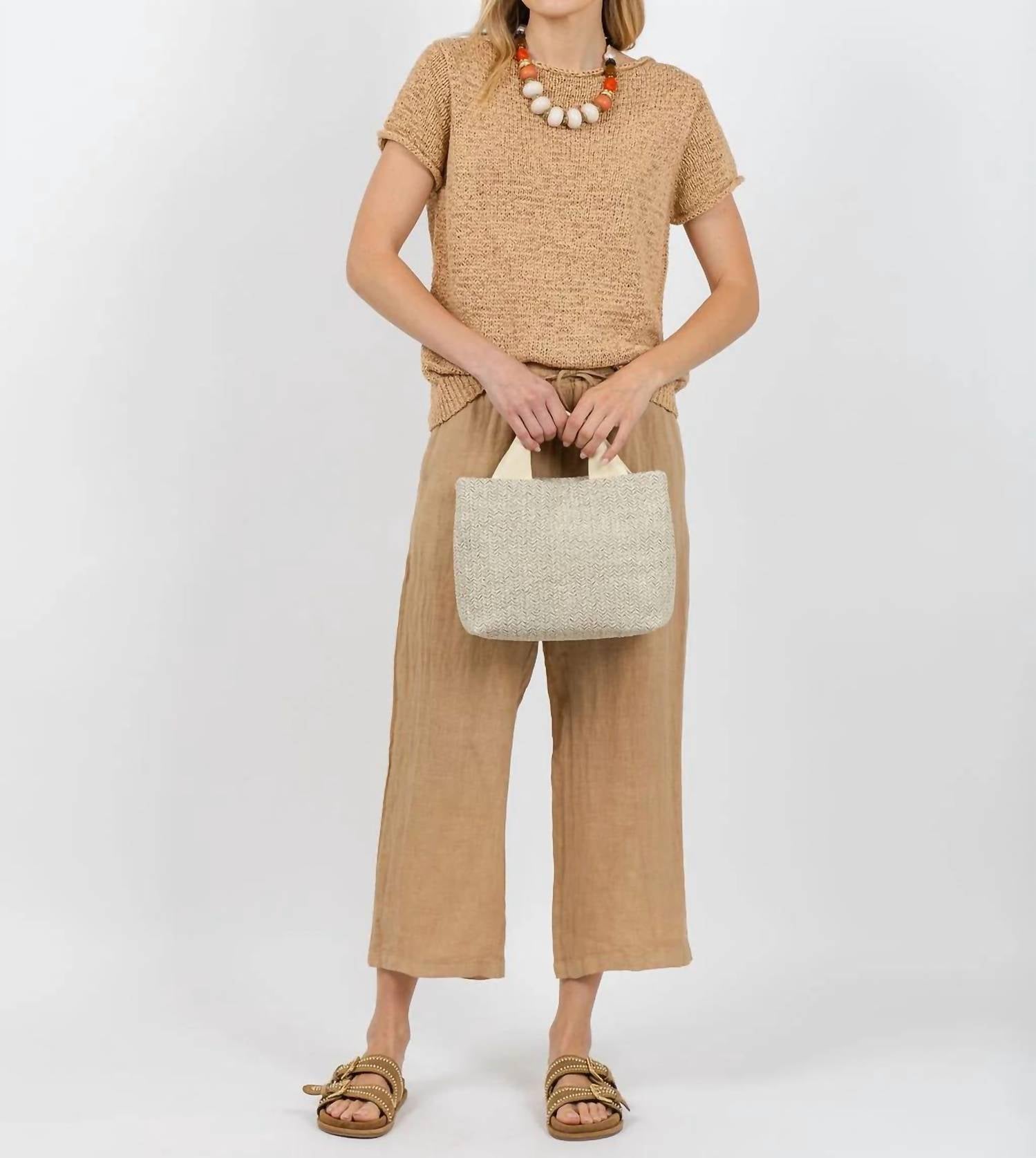 Elliott Lauren - Boatneck Tape Yarn Sweater