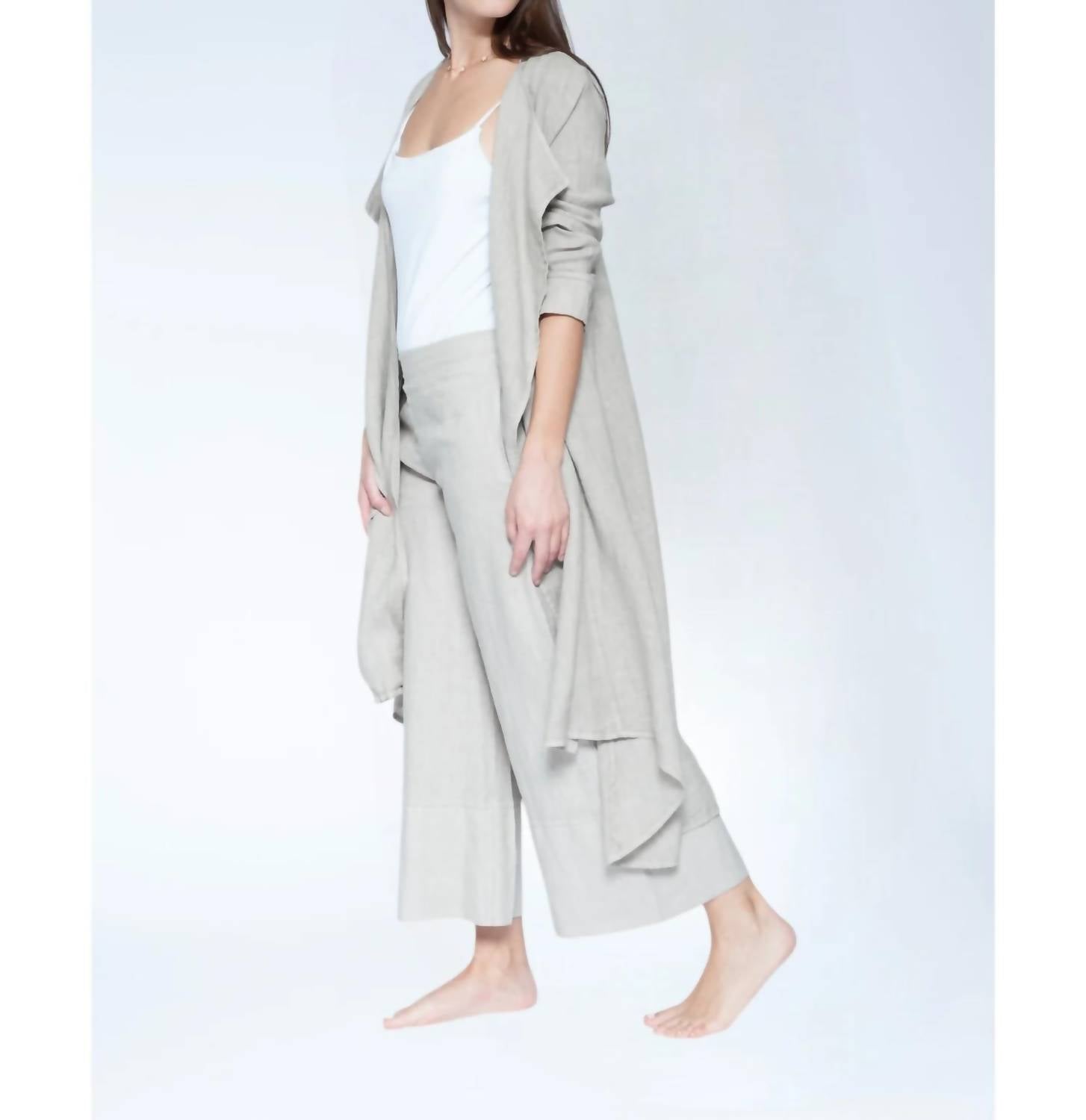 Blueberry - Draped Duster