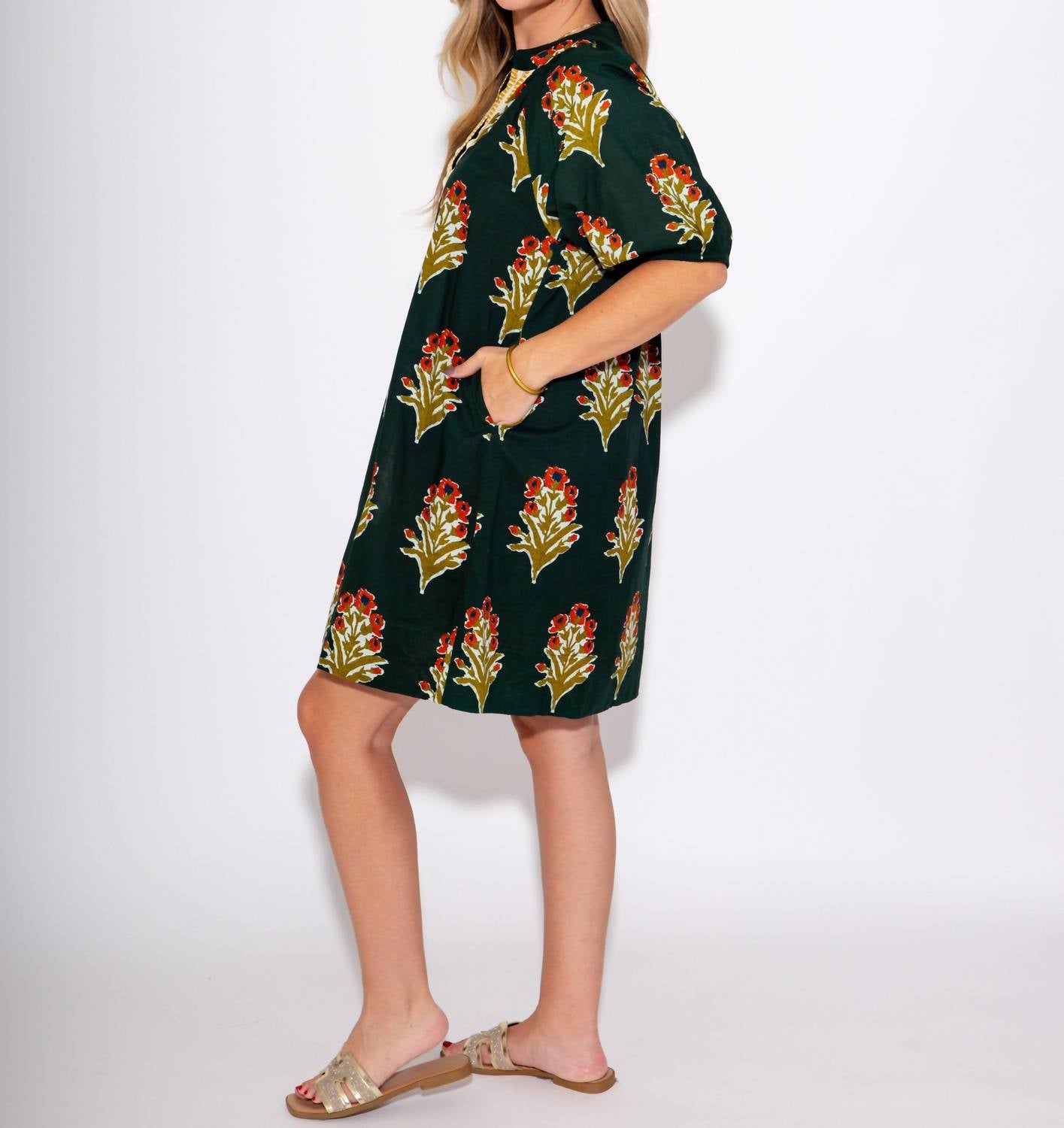 Thml - Petal Stripe V-neck Dress