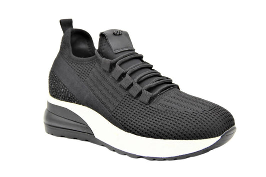 Renato Garini - Women's Stone Heel Sneakers With Stretch Laces