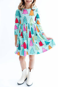 Mila & Rose - Long Sleeve Pocket Twirl Dress