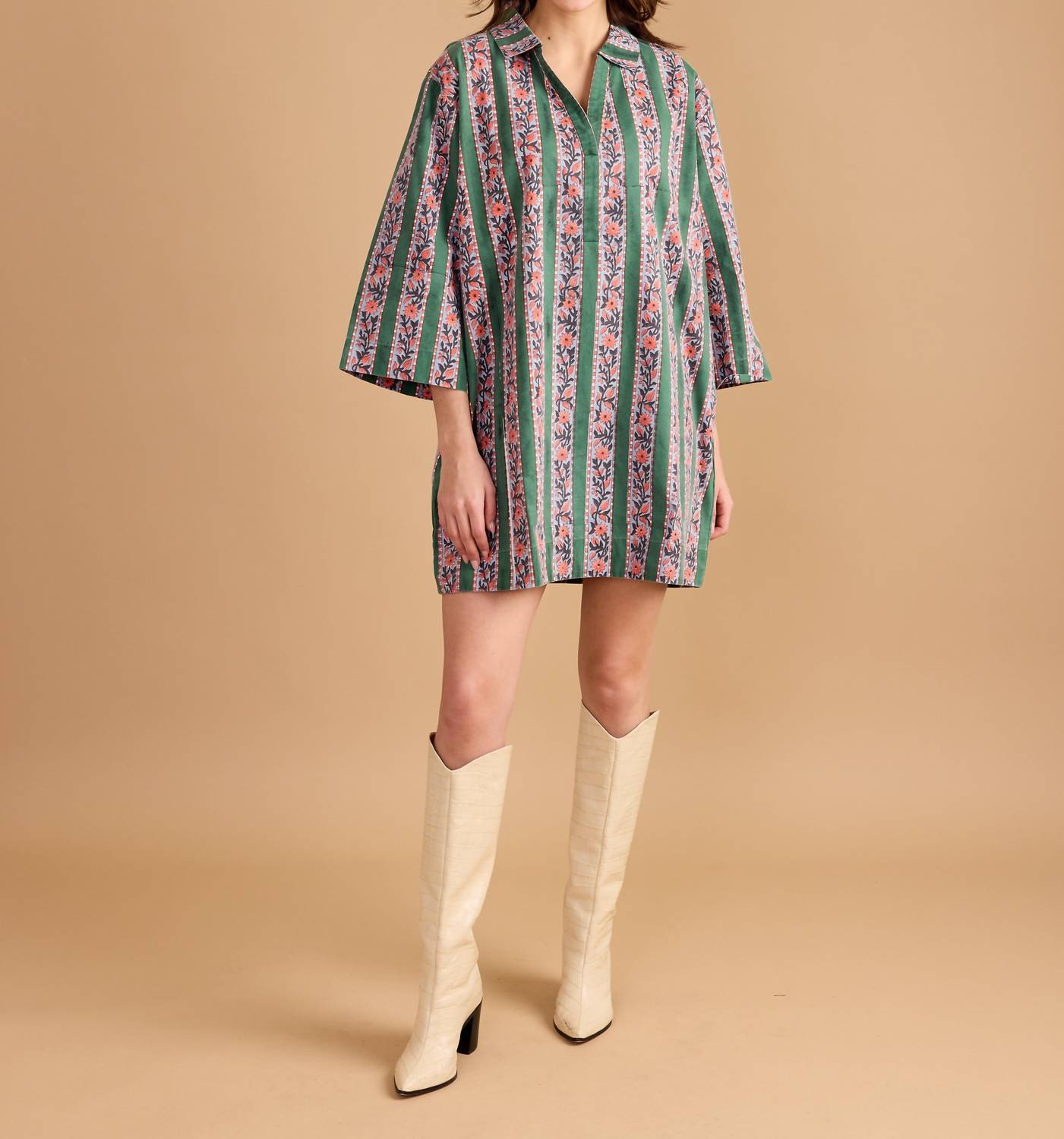 Double A Colette Mini Dress in floral manor - women's dress - view 6