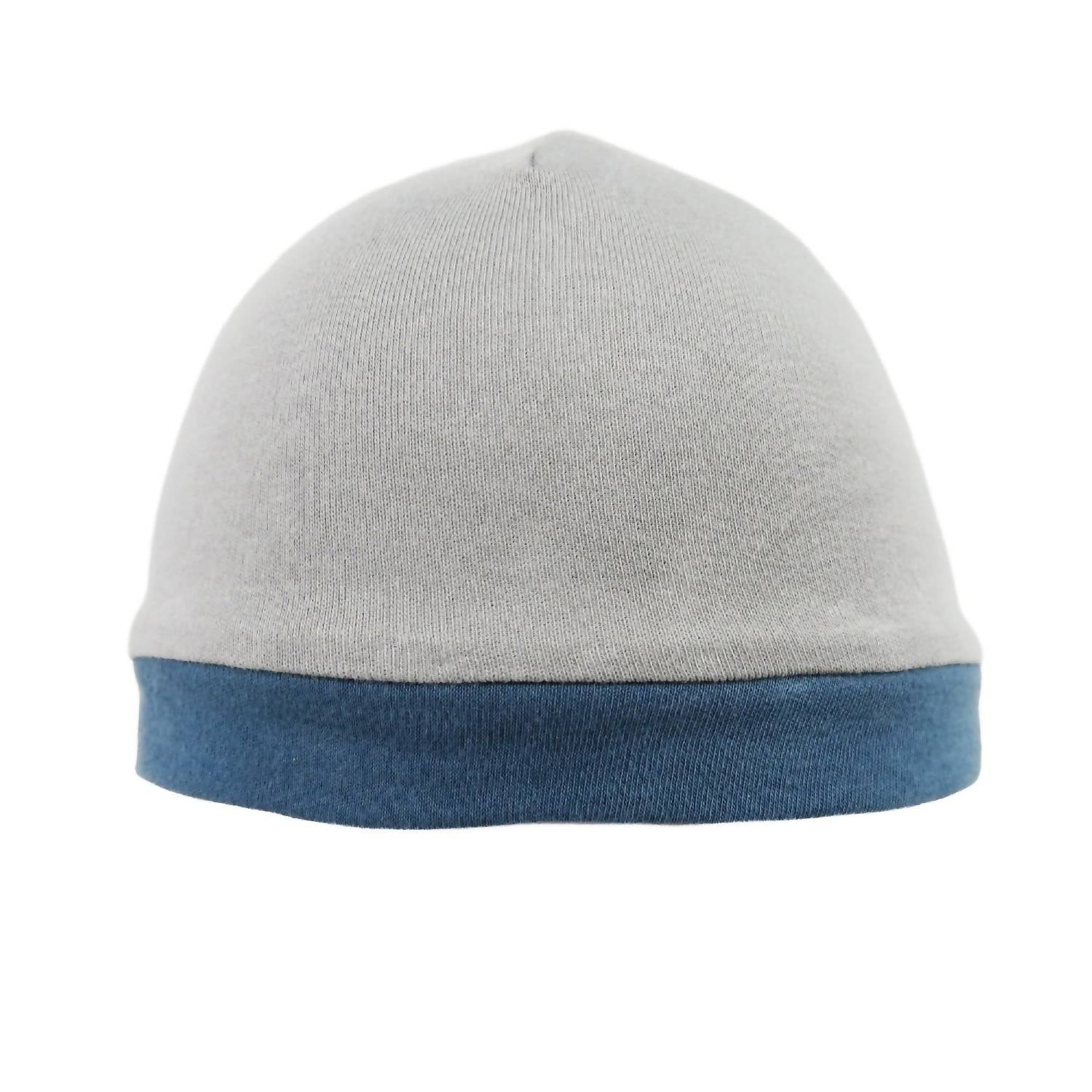 Lemon Loves Layette Boys' Sammy Hat in blue grey - kids' hat